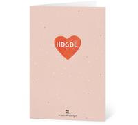 Die Stadtgärtner Biglietto d'Auguri con Carta Semi - HDGDL - 1 pz.