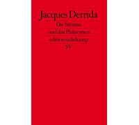 Die Stimme und das Phänomen: Einführung in das Problem des Zeichens in der Phänomenologie Husserls: 2440