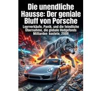 Die unendliche Hausse: Der geniale Bluff von Porsche: Leerverkäufe, Panik, und die feindliche Übernahme, die globale Hedgefonds Milliarden kostete, 2008