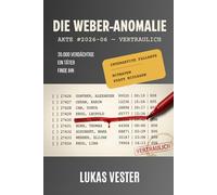 Die Weber-Anomalie: Deine interaktive Fallakte. 35.000 Verdächtige. Ein Täter. Finde ihn.