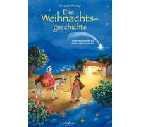 Die Weihnachtsgeschichte: Ein Adventskalender mit einem großen Fensterbild