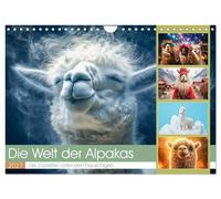 Die Welt der Alpakas (Wandkalender 2027 DIN A4 quer), CALVENDO Monatskalender