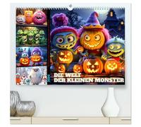 Die Welt der kleinen Monster (hochwertiger Premium Wandkalender 2026 DIN A2 quer), Kunstdruck in Hochglanz: Verpasse nicht das lustige Chaos mit den kleinen Monstern.