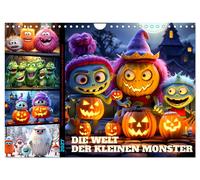 Die Welt der kleinen Monster (Wandkalender 2027 DIN A4 quer), CALVENDO Monatskal