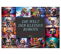Die Welt der kleinen Robots (Wandkalender 2027 DIN A4 quer), CALVENDO Monatskale