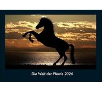 Die Welt der Pferde 2026 Fotokalender DIN A4: Monatskalender mit Bild-Motiven von Haustieren, Bauernhof, wilden Tieren und Raubtieren