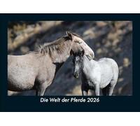 Die Welt der Pferde 2026 Fotokalender DIN A5: Monatskalender mit Bild-Motiven von Haustieren, Bauernhof, wilden Tieren und Raubtieren