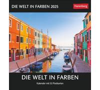 Die Welt in Farben Postkartenkalender 2025 - Kalender mit 53 Postkarten: Die schönsten Motive aus Landschaft, Architektur und Tierwelt. Farbenfroher ... in stimmungsvoll leuchtender Optik