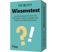 DIE ZEIT 'Wissenstest': Das Kartenspiel mit mehr als 140 Fragen rund um Gesellschaft, Politik und Allgemeinbildung | Quiz zum Online-Magazin. Geschenk zu Weihnachten, Geburtstag