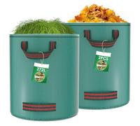 Diealles Shine 2X 272L Sacchi Giardinaggio, Sacchi per Rifiuti da Giardino con 4 Maniglie, Autoportante, Impermeabile, Sacco Raccogli Foglie Durevole Resistente alla Corrosione