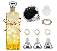 Diealles Shine Luci Bottiglia, 4 Pezzi 2M 20 LED Luci per Bottiglie di Vetro, Luci Bottiglia LED per DIY