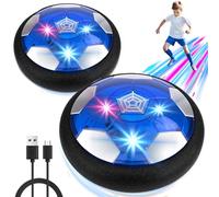 Diealles Shine Pallone Fluttuante Calcio, 2 Pezzi LED Ricaricabile Palla da Calcio per Casa, Giochi di Palla Fluttuante per Bambini Maschio Regalo