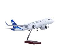 Diecast Airplane Toys Scala 1/80 per Aereo A320 Neo Express Airlines Airbus Light con Luce a LED per Collezione Fine Craft Modello di Aeroplano per Raccolta ed Esposizione (Senza Luce)