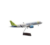 Diecast Airplane Toys Scala 1:80 per Airbus A320neo Bamboo Model Planes Diecast Airplane Resina Appassionato di Modelli di Aerei passeggeri per Raccolta ed Esposizione (con Luce)