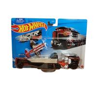 DieCast Hotwheels Super Rigs [Sky Show Rig] Rimorchio rimovibile con aereo incluso
