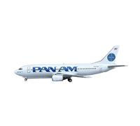 Diecast In Scala 1:400 Per B737-400 N407KW Aereo PAN AM Compagnia Aerea In Lega Aeromobile Replica Modello Collezione Di Giocattoli