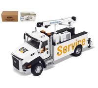 DIECAST MASTER 1/50 MODELLINO CANTIERE STATICO CAT CT660 CAMION GRU SOLLEVATORE