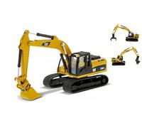 Diecast Master CAT 320D L HYDRAULIC EXCAVATOR W/MULTIPLE WORK TOOLS 1:87