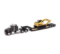 Diecast Masters 1/87 Kenworth T880s Sbfs Letto Lowboy Cat 320D Scavatore 84420