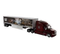 DIECAST MASTERS 85665 Peterbilt 579 Day Cab w/Cat Mural Trailers DIECAST MASTERS