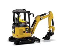 MODELLINO CANTIERE STATICO CATERPILLAR CAT301.7CR ESCAVATORE CINGOLATO 1/50