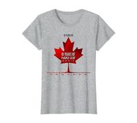 Dieci Anni di Foglia d'Acero Magic Canada Regalo di Compleanno Maglietta, Donna, Grigio Melange, 3XL