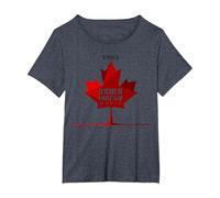 Dieci Anni di Foglia d'Acero Magic Canada Regalo di Compleanno Maglietta, Donna Plus-Size, Pervinca, 1X