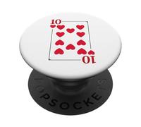 Dieci di cuori | Modern Royalty Royal Flush Group Costume PopSockets PopGrip Adesivo