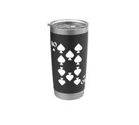 Dieci Di Picche Bicchiere termico in acciaio inox doppia parete