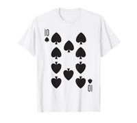 Dieci di Picche | Royal Flush Group Costume Carte da Gioco Maglietta