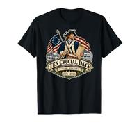 Dieci Giorni cruciali American Revolution History Patriot Drummer Maglietta