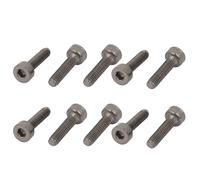 Dieci pc M2x8mm Filetto esagono interno cappuccio azionamento testa vite titanio