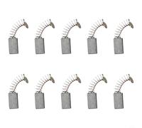 Dieci Pezzi Spazzole Di Carbonio Motore Per Generale Trapano Elettrico E Grinder Strumenti 5x8x15mm Parti di Ricambio Colore Nero Bulk Pack