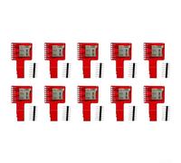 Dieci Pezzi Tf Scheda Adattatore Modulo Scheda Per Spi Protocollo Compatibile Con Per Arduino Mp3 Player Progetti Red Pcb Bulk Pack Per Archiviazione Dati
