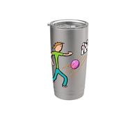Dieci Pin Bowling Bicchiere termico in acciaio inox doppia parete