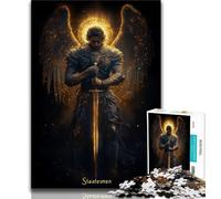 Dieci puzzle medievali di cavalieri angelici per adolescenti, puzzle da 1000 pezzi, modelli da assemblare, attività divertenti da fare a casa, regalo di compleanno, regali da viaggio (38x26cm)