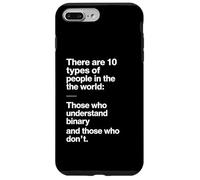 Dieci Tipi Di Persone Binario Scherzo Coder Design Custodia per iPhone 7 Plus/8 Plus