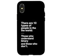Dieci Tipi Di Persone Binario Scherzo Coder Design Custodia per iPhone X/XS