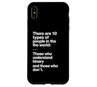 Dieci Tipi Di Persone Binario Scherzo Coder Design Custodia per iPhone XS Max