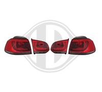 Coppia Fari Fanali Posteriori Tuning LED Golf VI 6 GTI GTD Look 08-12 FUME
