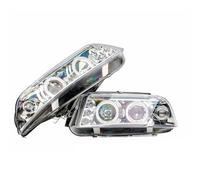 Coppia Set fari anteriori TUNING PASSAT 3BG 2000-2005 cromati ANGEL EYES LED
