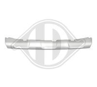 DIEDERICHS Copertura Paraurti Anteriore Argento Per Dacia Sandero II Logan MCV