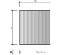 DIEDERICHS DCI0084 Filtro abitacolo per MAZDA 6 Hatchback (GG) 2 (DY) 6 (GG)