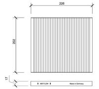 DIEDERICHS DCI0134 Filtro abitacolo per HYUNDAI TUCSON (JM) per KIA RIO III (UB)