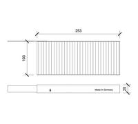 DIEDERICHS DCI0225S Filtro abitacolo per RENAULT Latitude Limousine Filtro