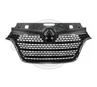 DIEDERICHS Griglia Del Radiatore Nera Lucida Per Renault Master III