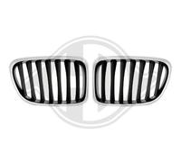 DIEDERICHS Griglia Del Radiatore Per BMW X1 E84 XDRIVE18D SDRIVE18D Nero Cromo