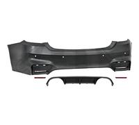 Paraurti posteriore TUNING M4 Serie4 F32-F33 2013- Fori PDC scarico dx sx