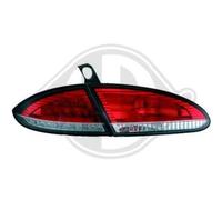 Coppia Set fari Fanali posteriori TUNING Per LEON 2005-2009 LED Bar rossi