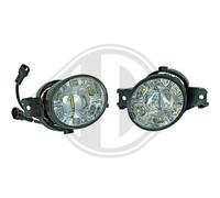 Set fendinebbia TUNING cromati luce diurna LED e fendinebbia LED